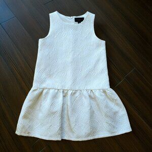 Victoria Beckham for Target Textured White Dress Size M 8-10